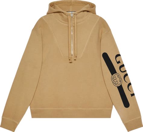 gucci hoodie beige